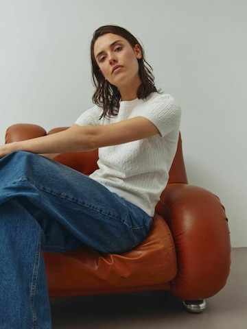 Noella Pullover ' N-Larette Knit ' i beige: forside