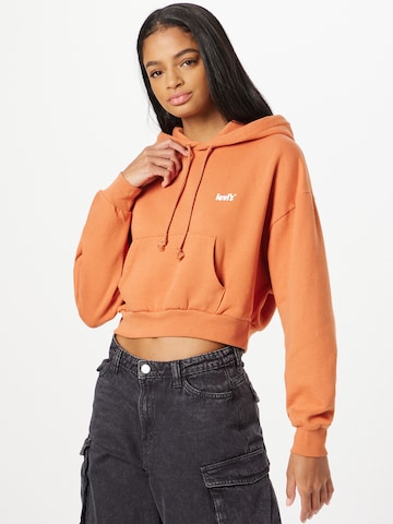 LEVI'S ® Mikina 'Laundry Day Sweatshirt' – oranžová: přední strana