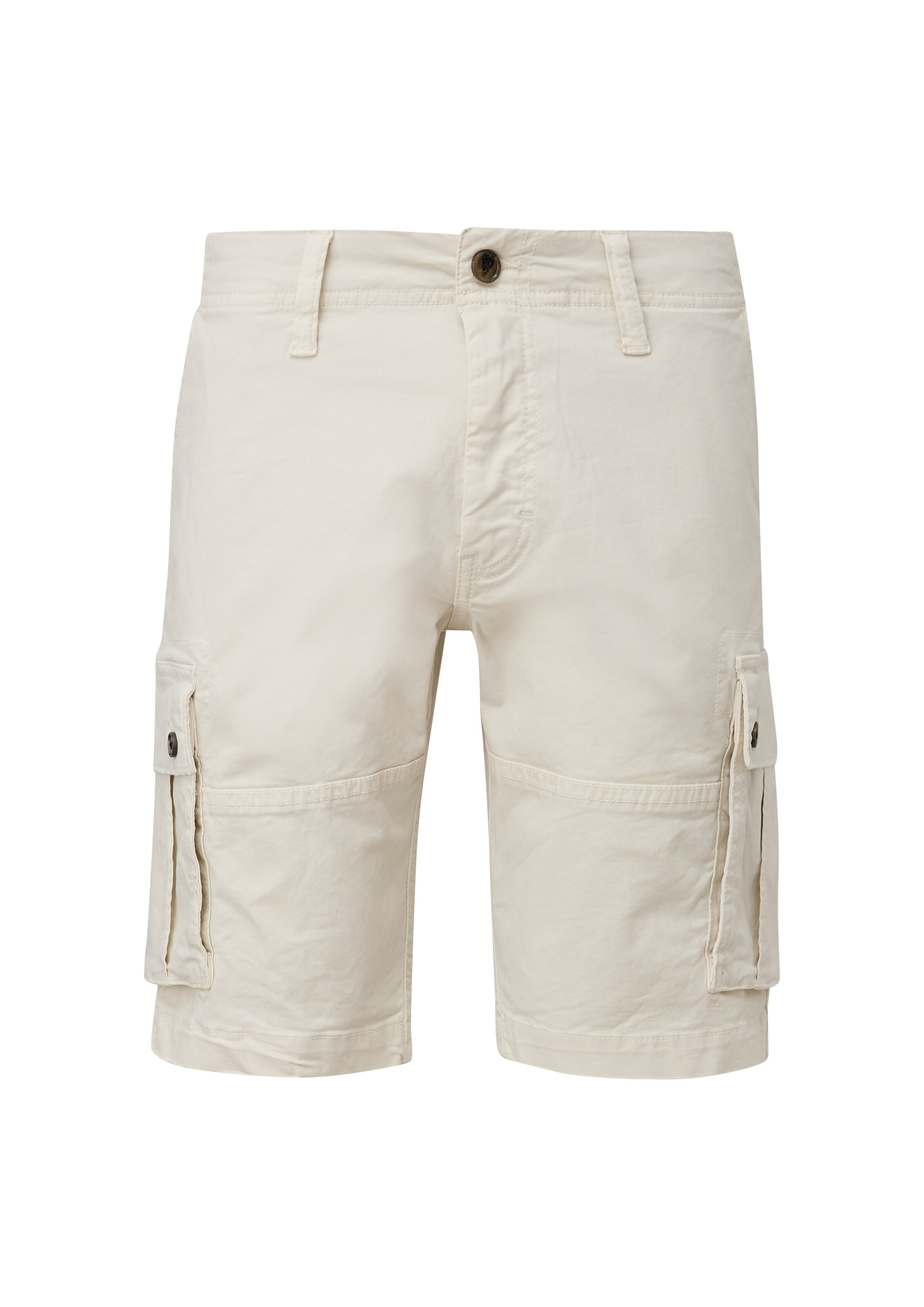 Regular Pantalon cargo 'John' QS en beige : devant