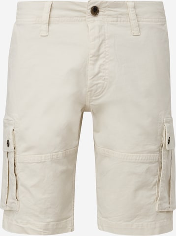 Pantalon cargo 'John' QS en beige : devant