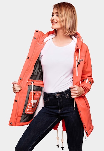 MARIKOO Raincoat 'Zimtzicke' in Orange