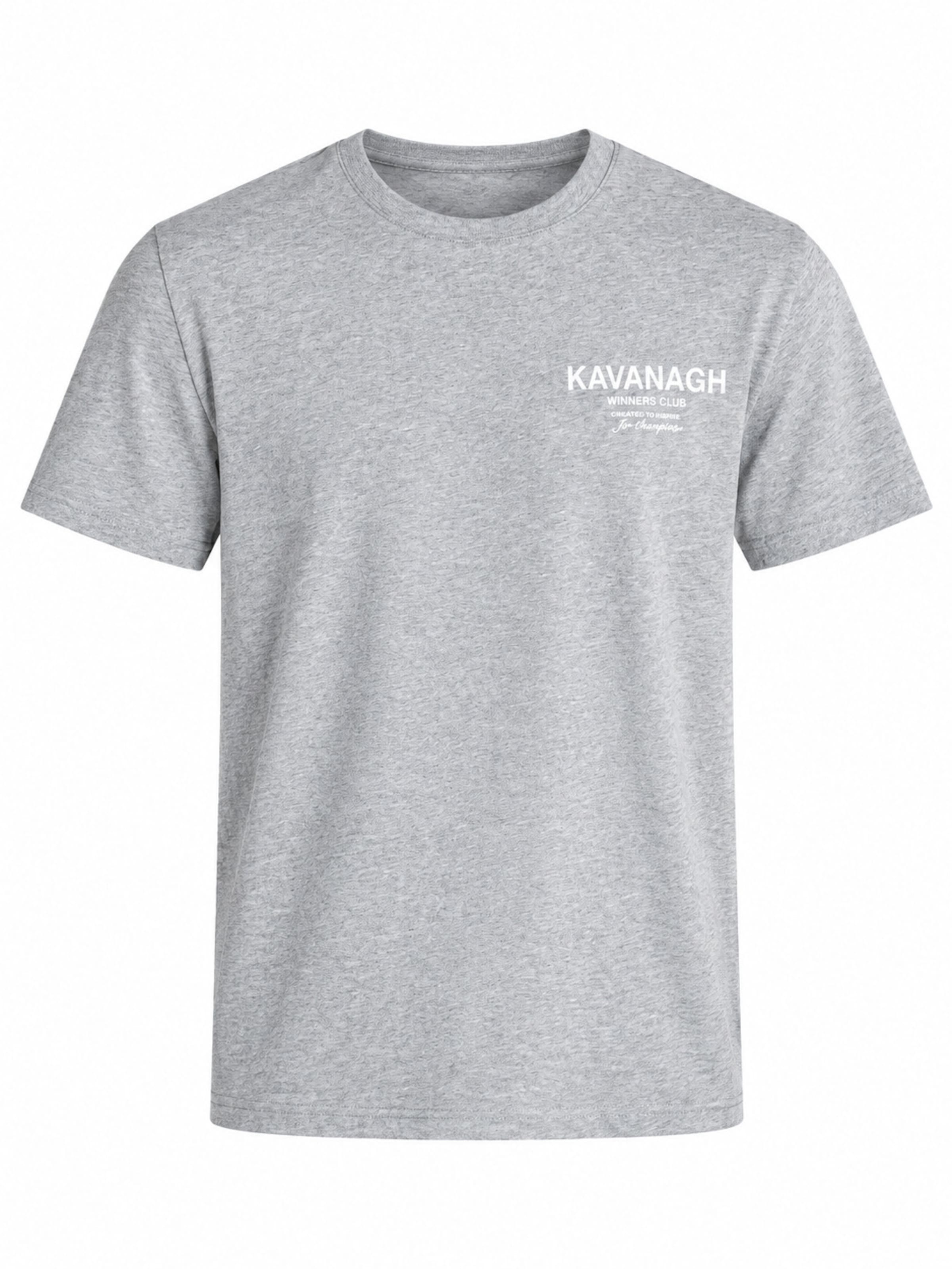 Gianni Kavanagh T-Shirt in Grau: Vorderseite