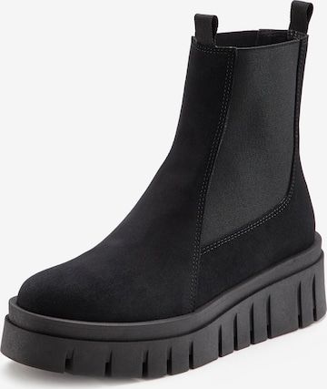 LASCANA Chelsea Boots in Black: front