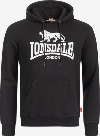 LONSDALE Sweatshirt 'Fremington' in Schwarz: predná strana