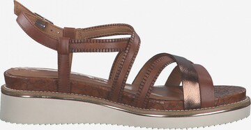 TAMARIS Strap Sandals in Brown