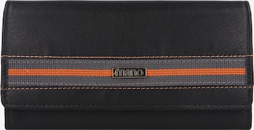 mano Wallet in Black: front