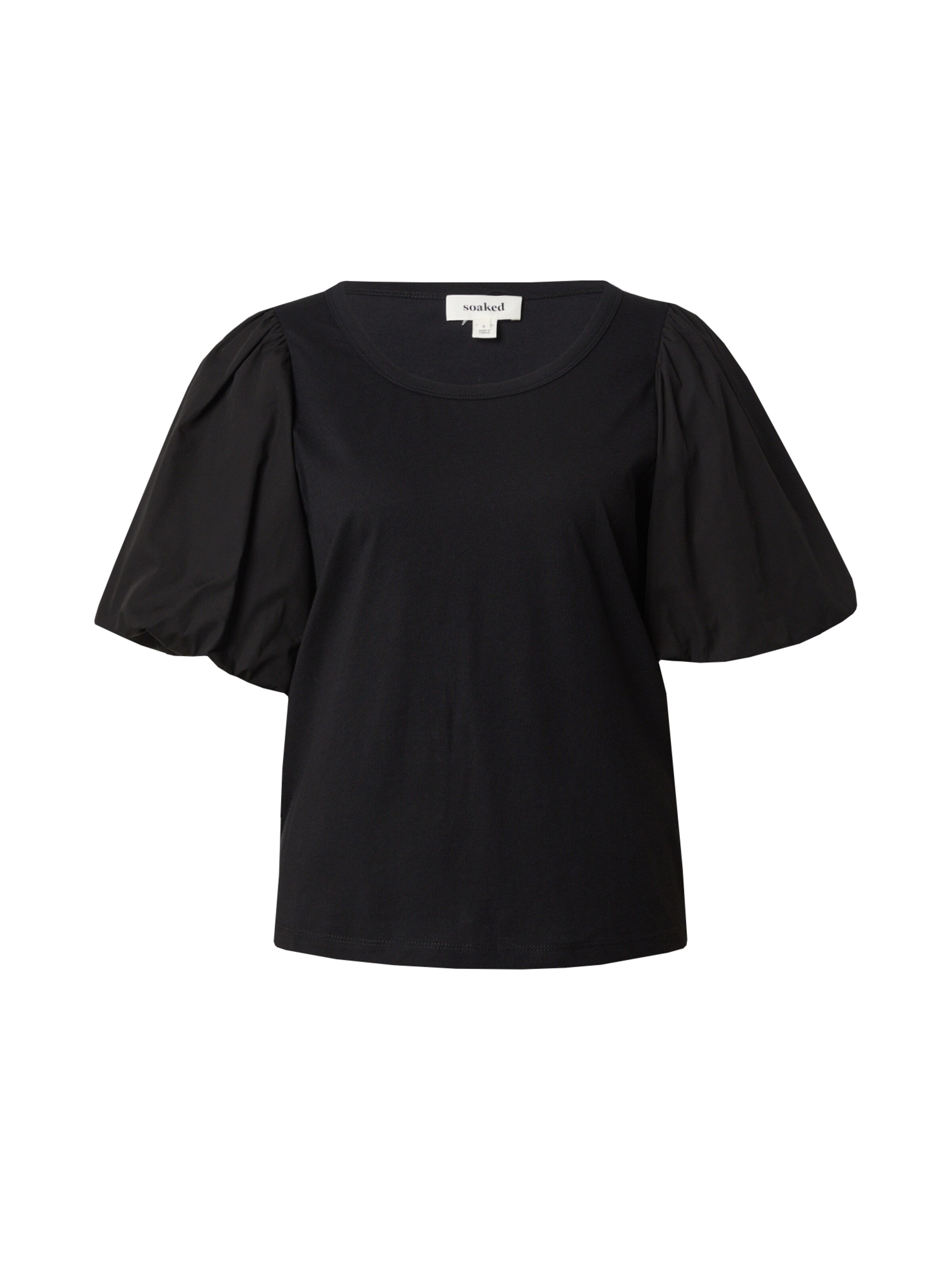SOAKED IN LUXURY - Blusa 'Filippa' en negro: frente