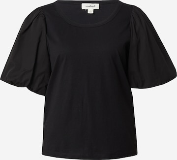 SOAKED IN LUXURY Блузка 'Filippa' в Черный: спереди