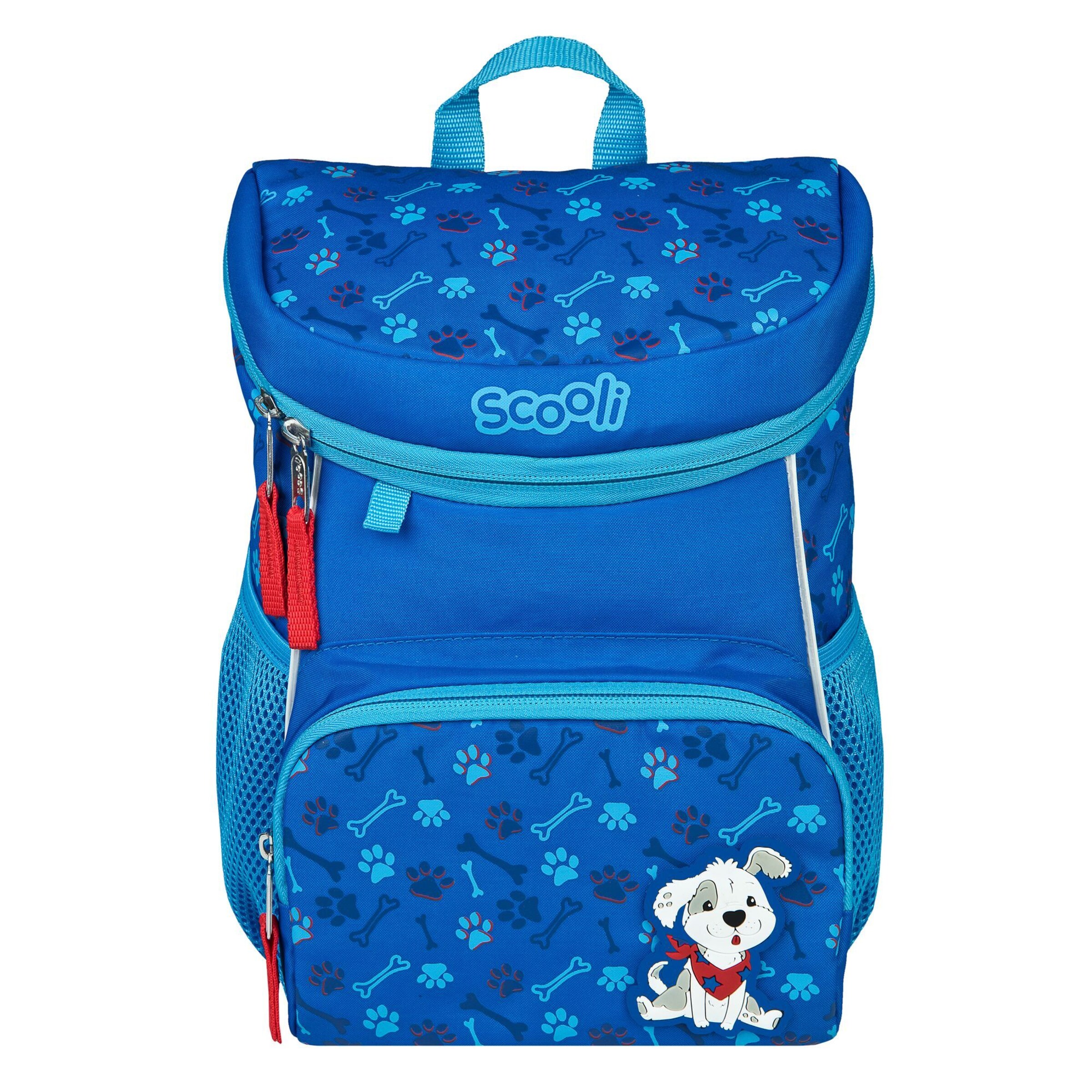 SCOOLI Rucksack 'Mini-Me' in Blau: Vorderseite