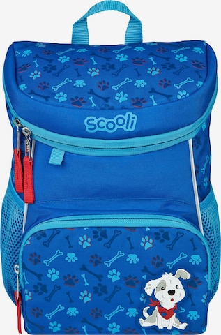 SCOOLI Backpack 'Mini-Me' in Blue: front