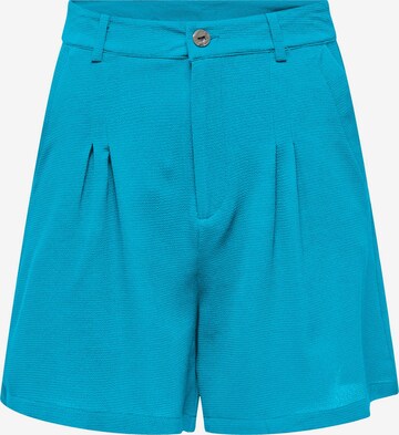 ONLY Loose fit Pleat-Front Pants 'Nova Toria' in Blue: front