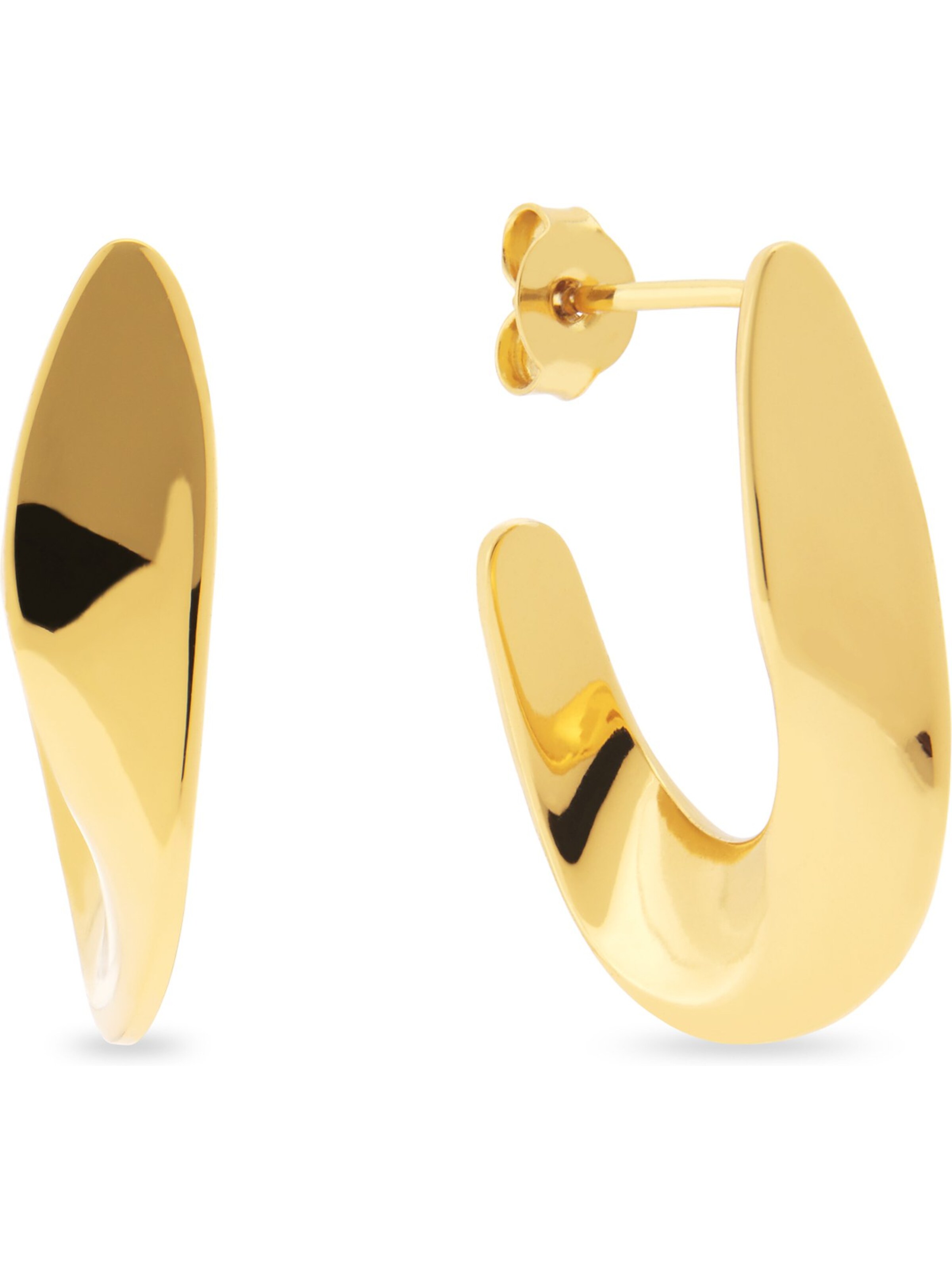 CHRIST Earrings in Gold: front