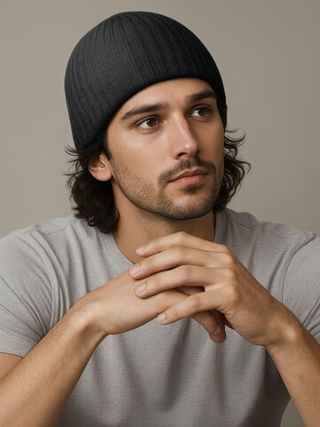 Neverless Beanie '2383' in Black
