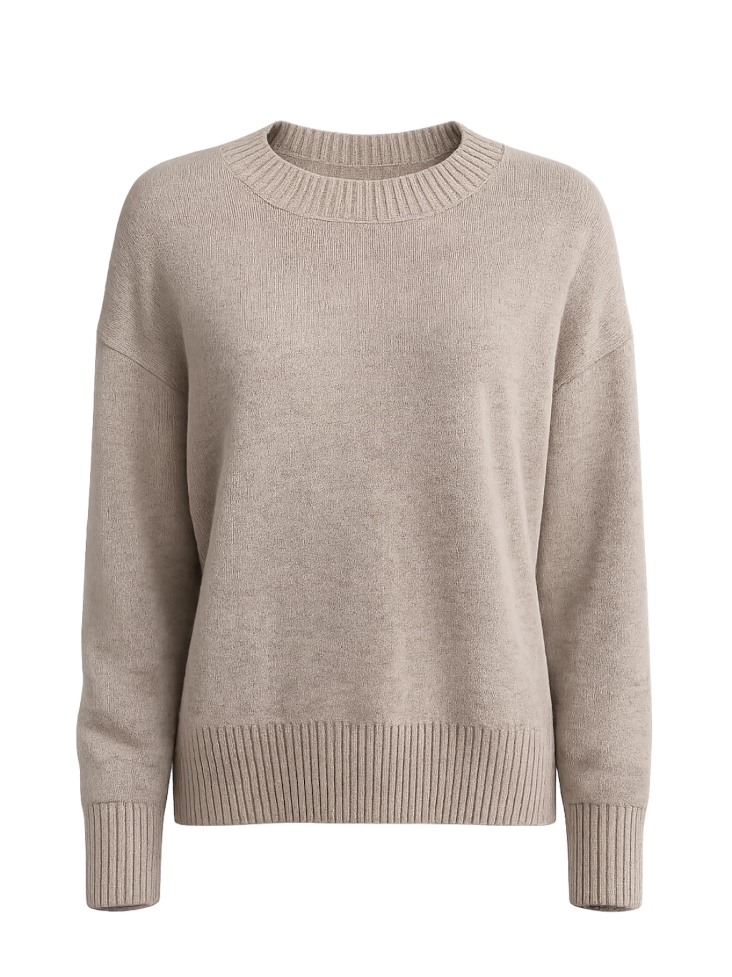 ARMIE Trui 'The Kylie Knit Pullover' in Beige: voorkant