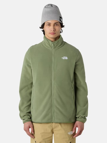 Giacca di pile funzionale 'Glacier' di THE NORTH FACE in verde: frontale