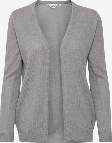 Oxmo Knit Cardigan 'NENA' in Grey: front
