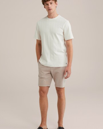WE Fashion Regular Chinobyxa i beige