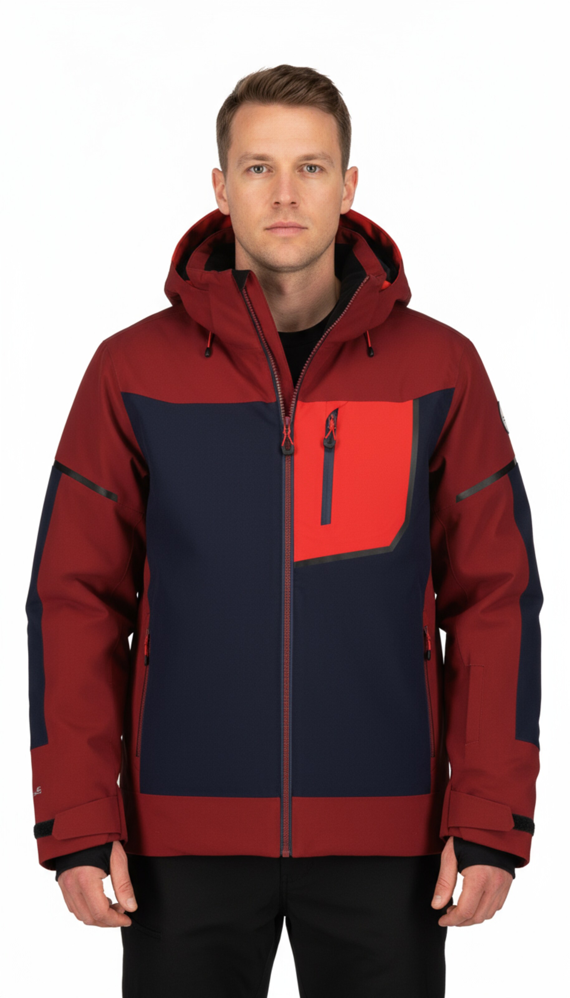 ICEPEAK Athletic Jacket in Red: front