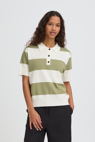 ICHI - Jersey 'IHLULS' en verde: frente