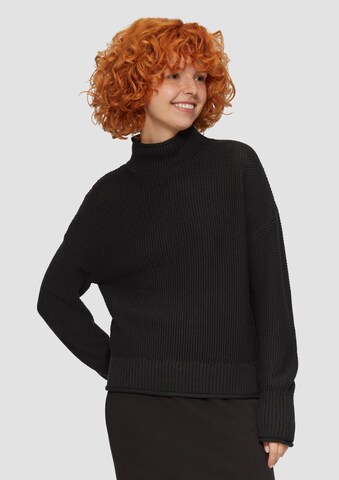 QS Pullover in Schwarz: Vorderseite