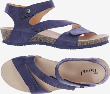 THINK! Sandals & High-Heeled Sandals in 42 in Blue: front