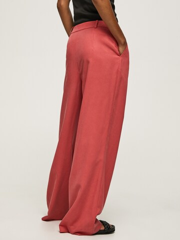 Pepe Jeans Wide Leg Hose 'BERILA' in Rot