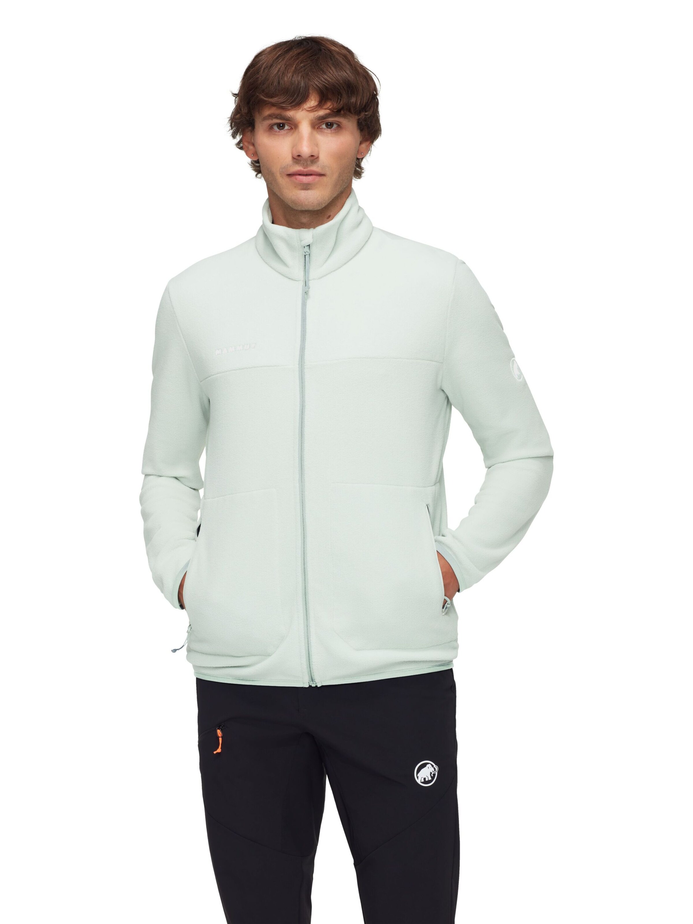 MAMMUT Athletic Fleece Jacket in Green: front