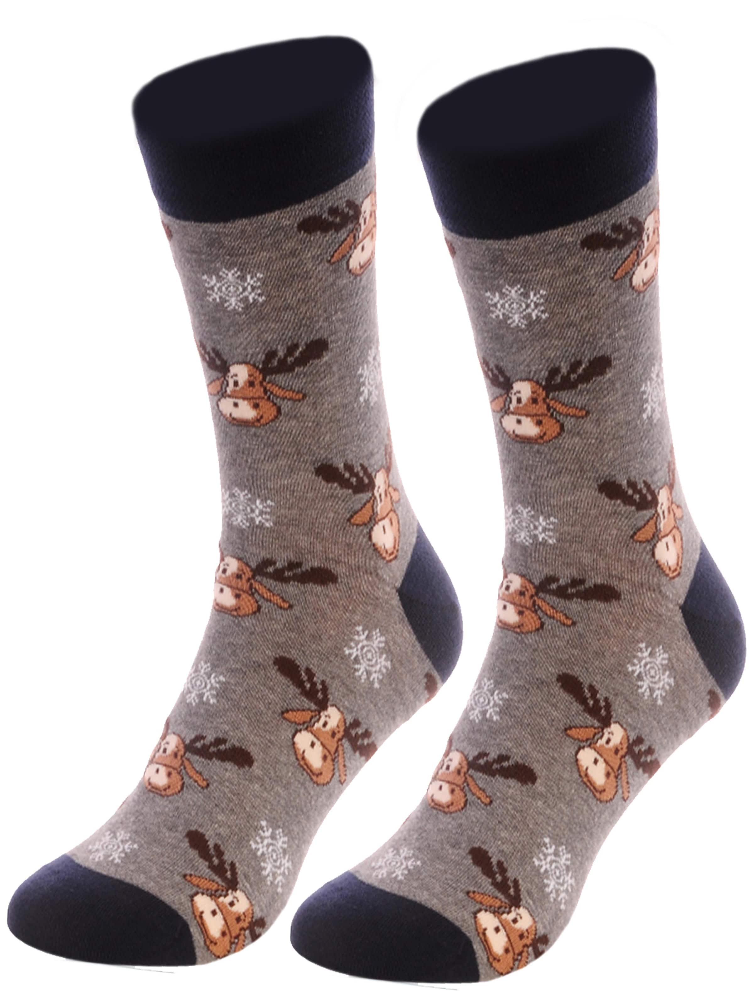 La Bortini Socken‌‌‌‌‌‌ in Grau: Vorderseite