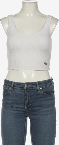 Calvin Klein Jeans Top M in Weiß: predná strana