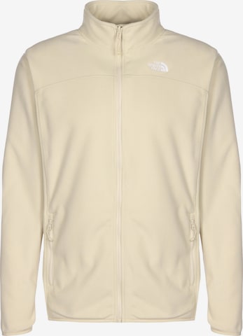 THE NORTH FACE Athletic Fleece Jacket 'Glacier' in Beige: front