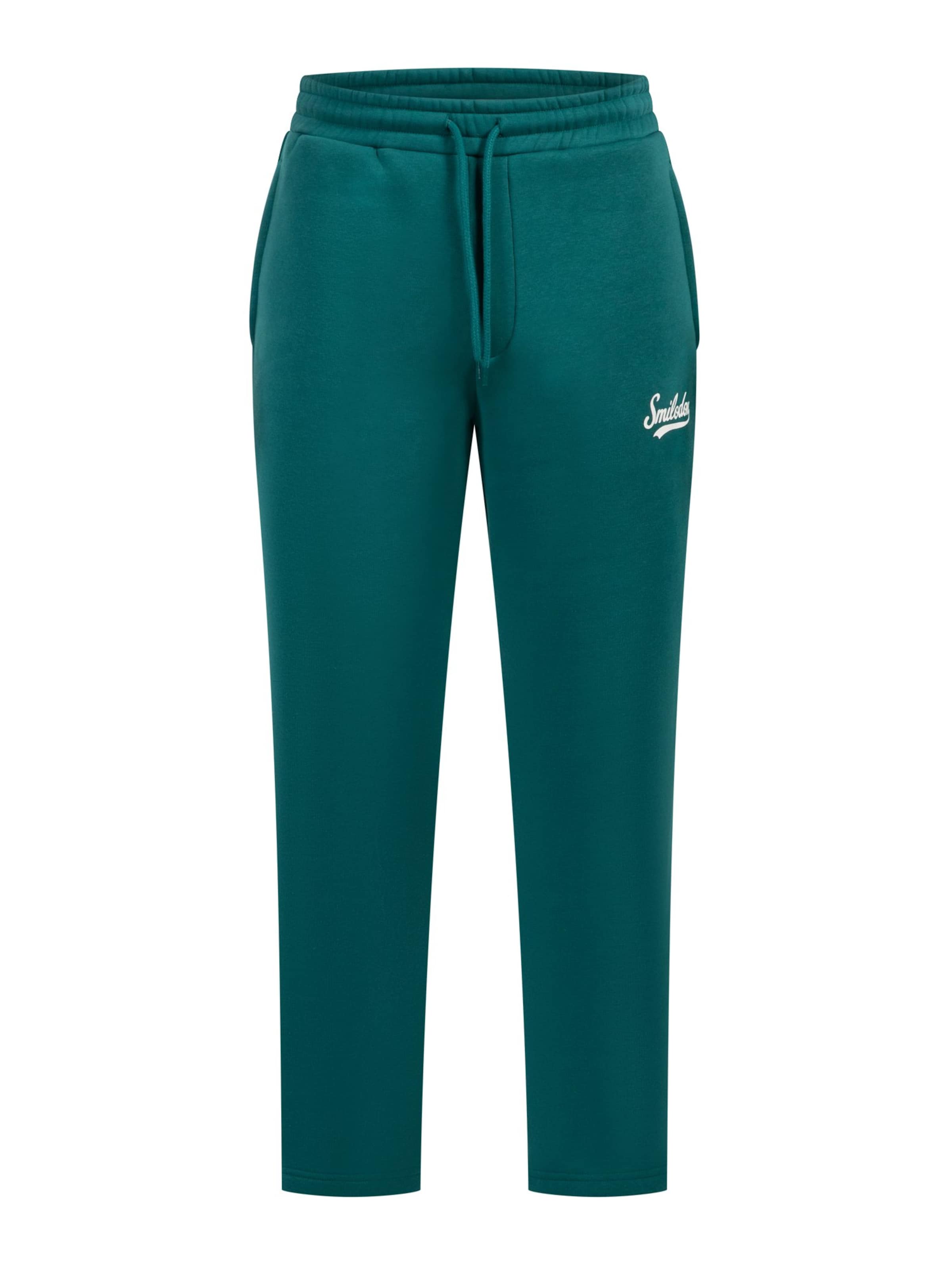 Smilodox Loose fit Pants 'Lorik' in Green: front