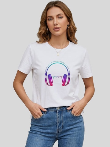 T-shirt LapaPlus en blanc : devant