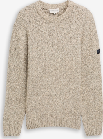 Pull-over TOM TAILOR en blanc : devant