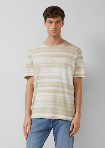 s.Oliver T-Shirt in Beige: Vorderseite