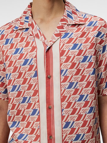 Regular fit Camicia 'Elio' di J.Lindeberg in rosso