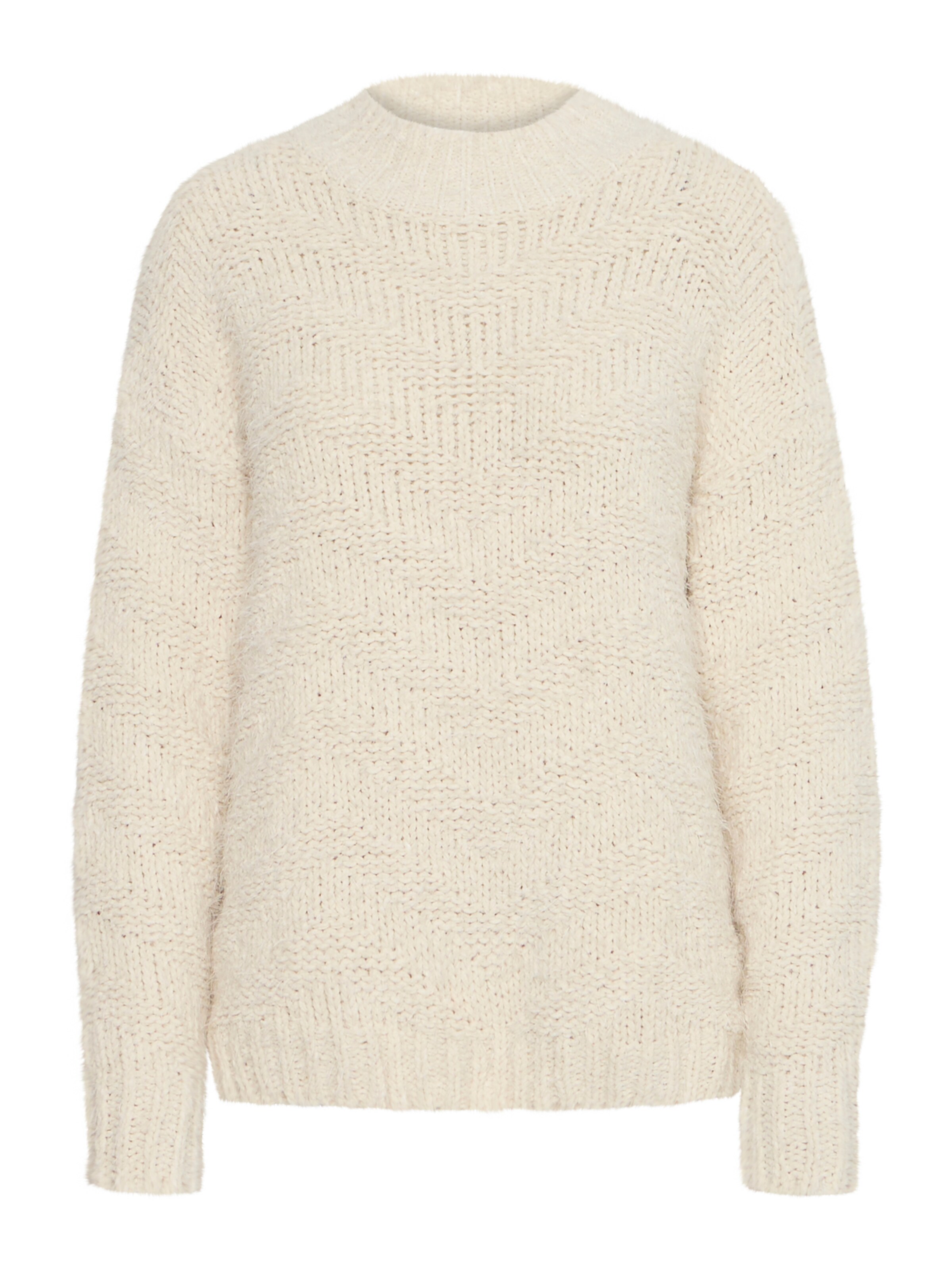 ICHI Свитер 'IH ADELINE' в Бежевый: спереди