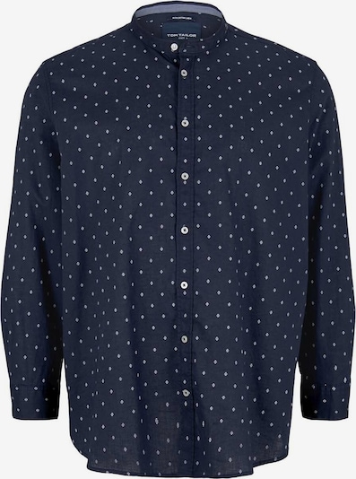TOM TAILOR Men + Риза в нейви синьо / бяло, Преглед на продукта
