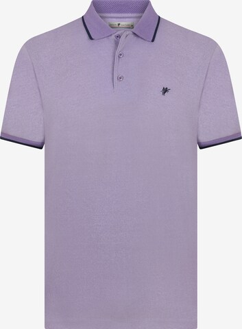 DENIM CULTURE - Camisa 'TIAGO' em roxo: frente