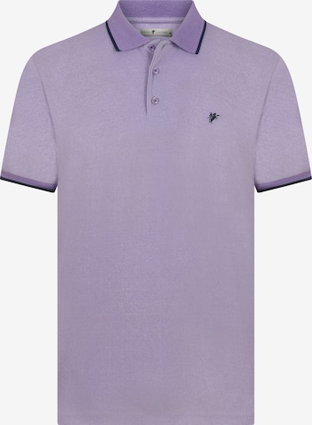 DENIM CULTURE - Camisa 'TIAGO' em roxo: frente