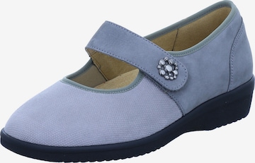 Ganter Ballerinas 'Inge' in Blau: Vorderseite