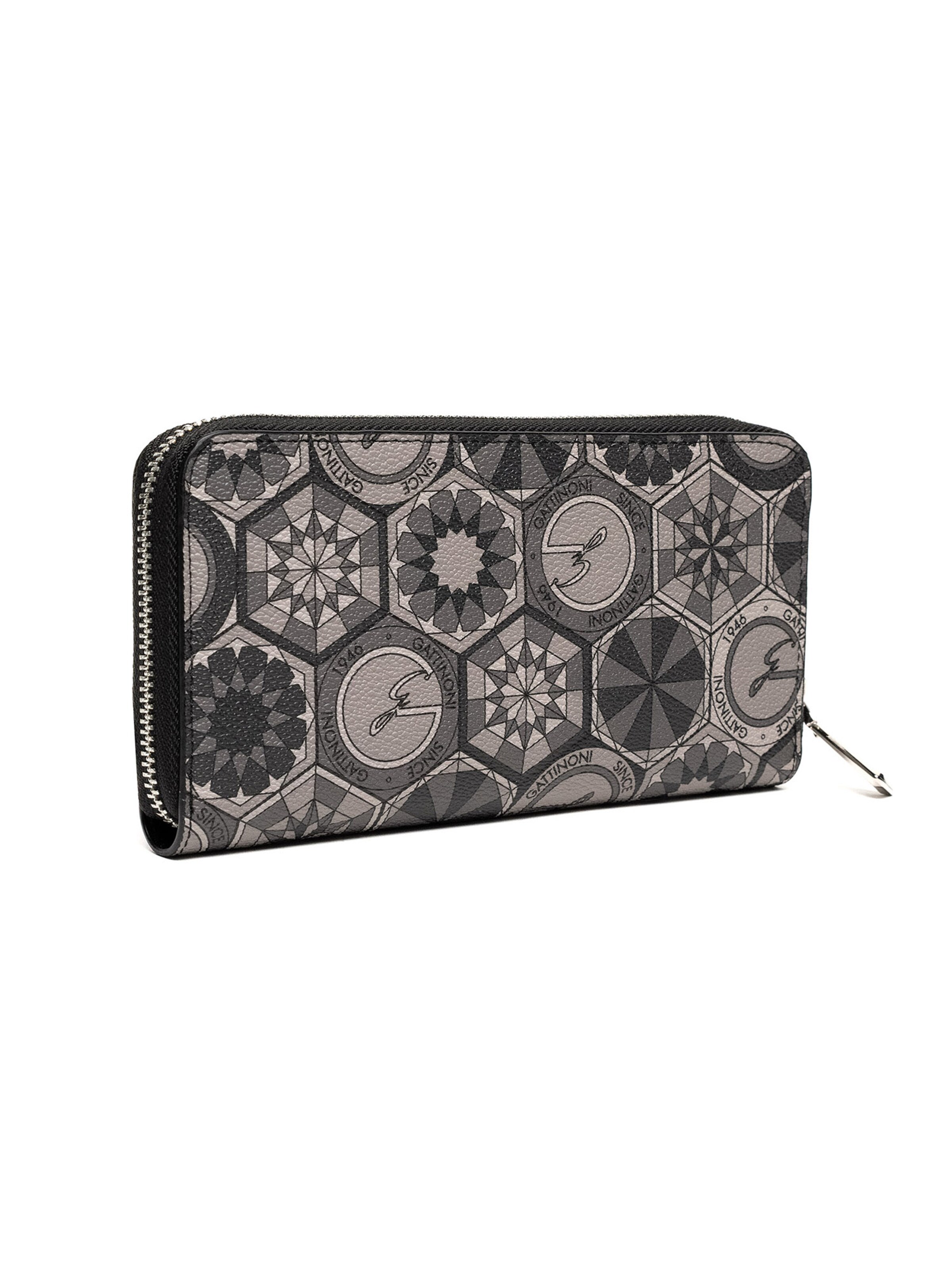Portamonete di Gattinoni in nero: frontale