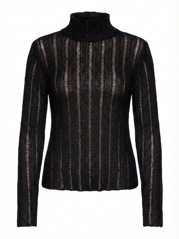 Ombre Pullover in Schwarz: Vorderseite