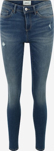 Only Tall Slimfit Jeans 'WAUW' in Blauw: voorkant