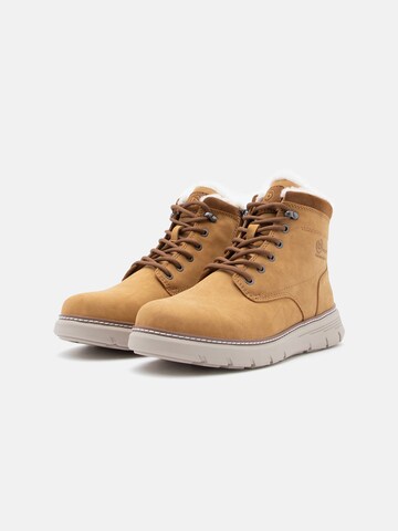 bugatti - Botas com atacadores em amarelo