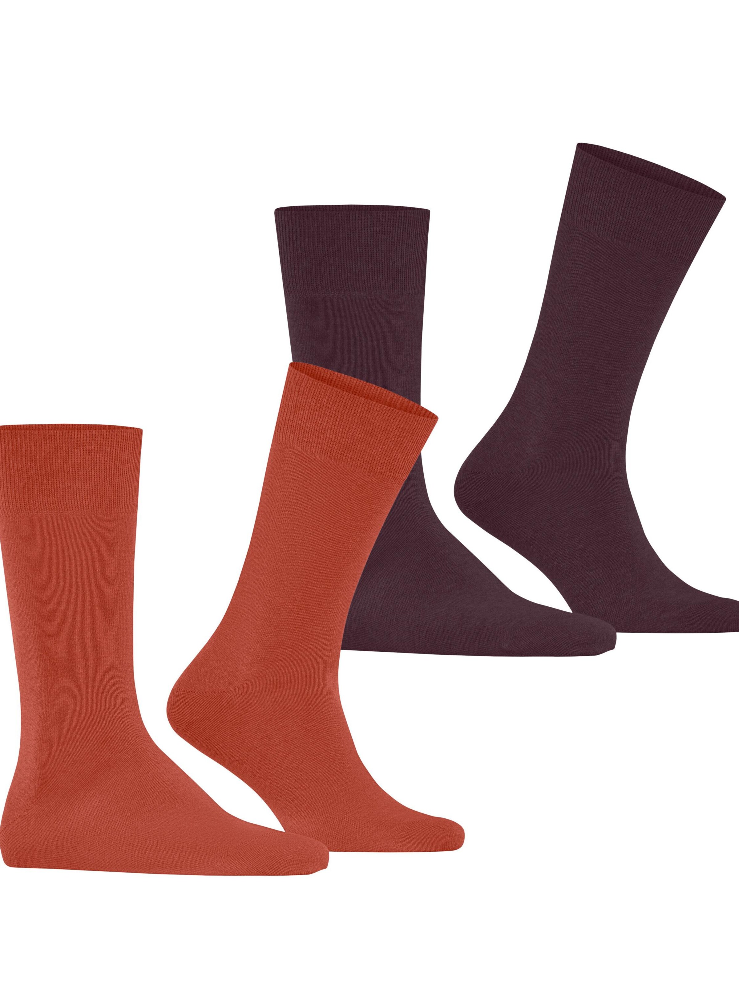 BURLINGTON Socks 'Everyday 2-Pack' in Red