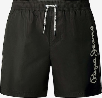 Pepe Jeans Badeshorts in Schwarz: Vorderseite