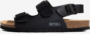 Mule Bayton en noir : devant