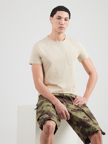 balta MUSTANG Marškinėliai 'ALLEN': priekis