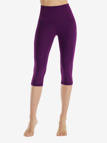 Skinny Pantalon de sport ' HWL217C ' Winshape en violet : devant