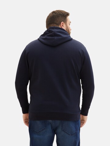 TOM TAILOR Men + Sweatshirt in Blue